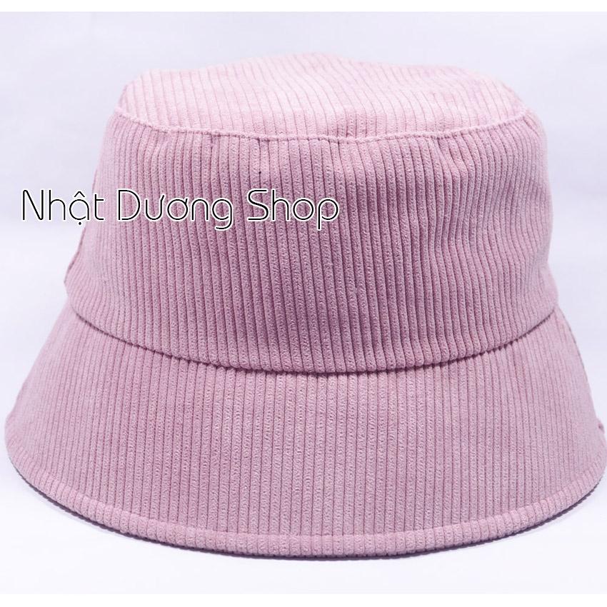 Nón Bucket vành cụp- Nón tai bèo thêu PromissYou chất nhung cao cấp phù hợp cho cả nam và nữ