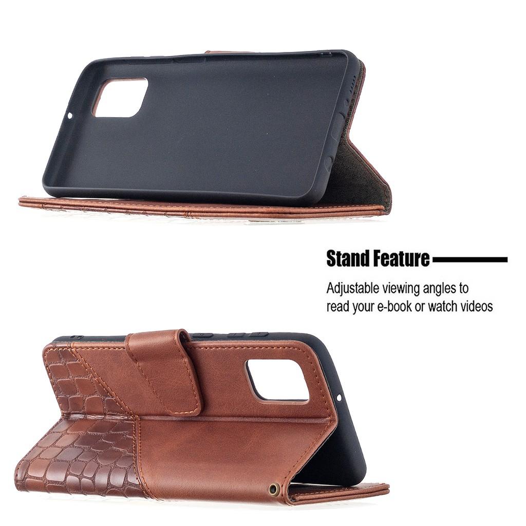 Ốp lưng da ví gập cho Samsung Galaxy S20 Ultra S20 FE S20 Lite S20 S10 S9 Plus S20+ S10+ S9+