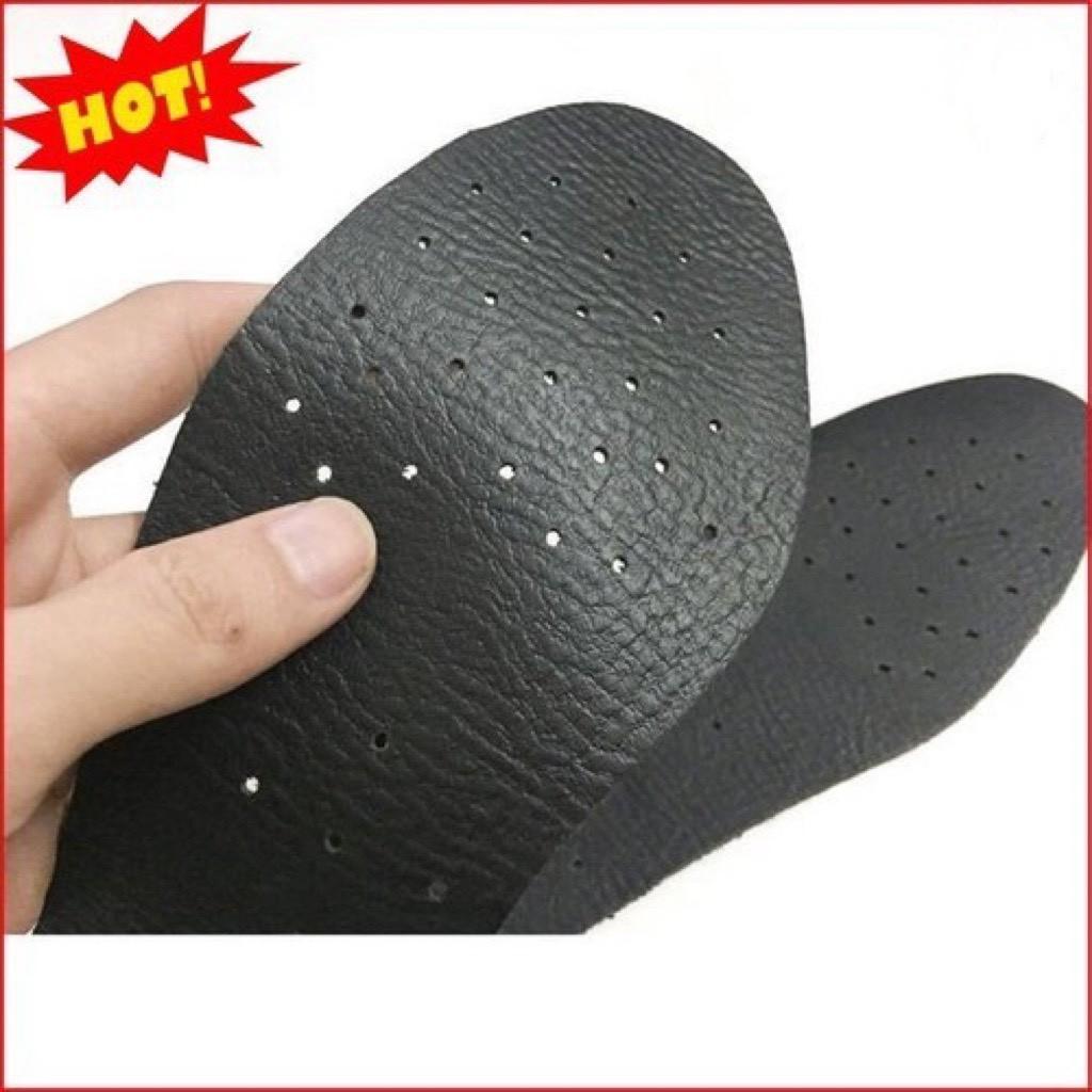 Lót giày da cao cấp êm ái đục lỗ siêu thoáng khí khử mùi hôi cực tốt LG331