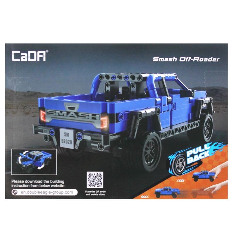 Đồ Chơi Lắp Ráp Xe Địa Hình Smash Off-Roader - CaDA C52029W (390 Mảnh Ghép)