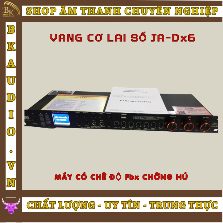 Bộ vang cơ  JA - DX6  Professional audio cao cấp cho âm thanh cực đỉnh