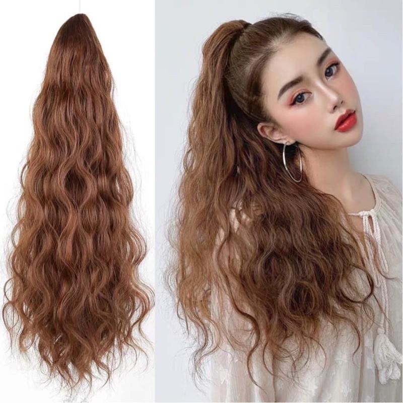 Tóc giả ngoặm xù kẹp ombre 3 màu
