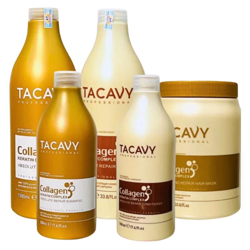 BỘ DẦU GỘI XẢ HẤP Ủ COLAGEN KERATIN TACAVY PHỤC HỒI TÓC HƯ TỔN SIÊU MỀM MƯỢT