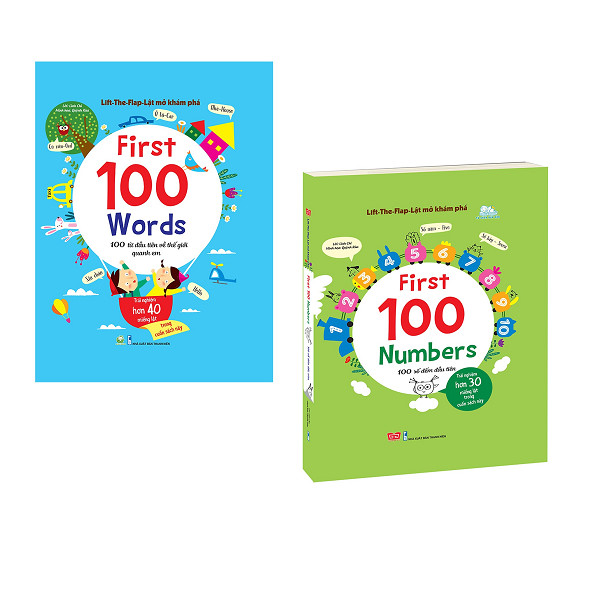 Lift-The-Flap - Lật Mở Khám Phá - First 100 Numbers + First 100 Words