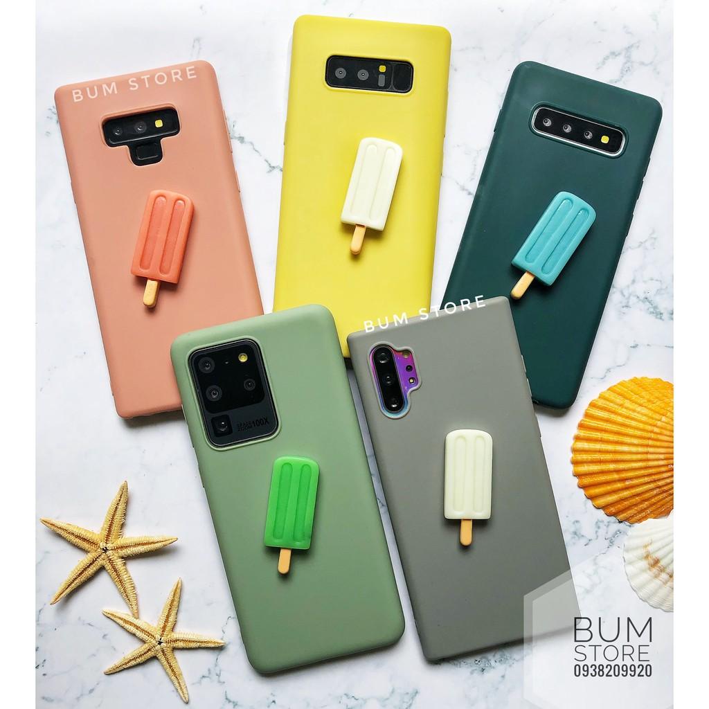 Ốp Lưng Que Kem Cho Samsung Galaxy S20 Ultra / S20+ / S10+ / S10 / S9+ / Note 10+ / Note 10 / Note 9 / note 8