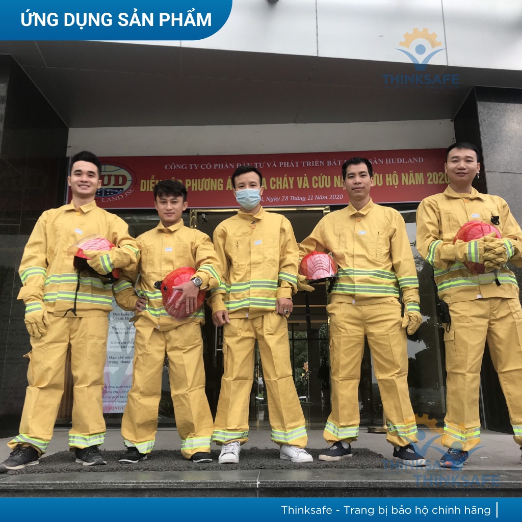 Quần áo PCCC theo thông tư 48 có tem kiểm định PCCCAP-65/Bộ trang phục PCCC theo thông tư 48