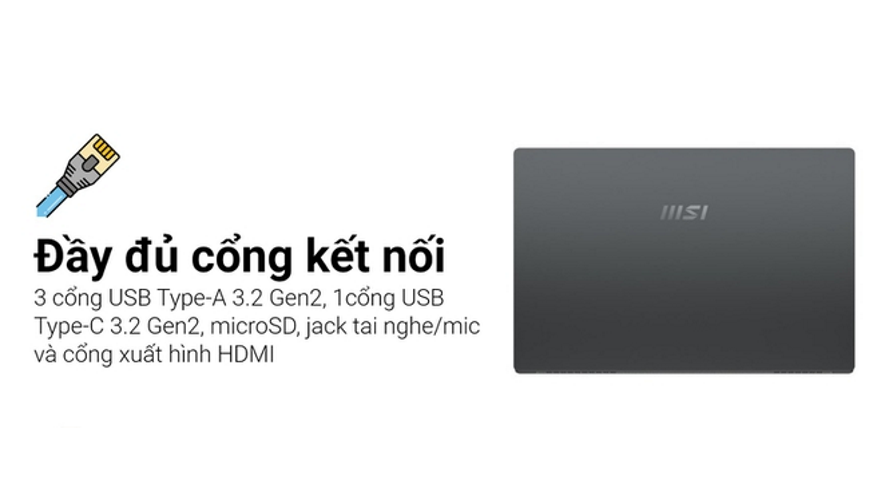 Laptop MSI Modern 15 A5M 234VN R5 5500U/8GB/512GB/15.6&quot;FHD/Win 11_Hàng Chính Hãng