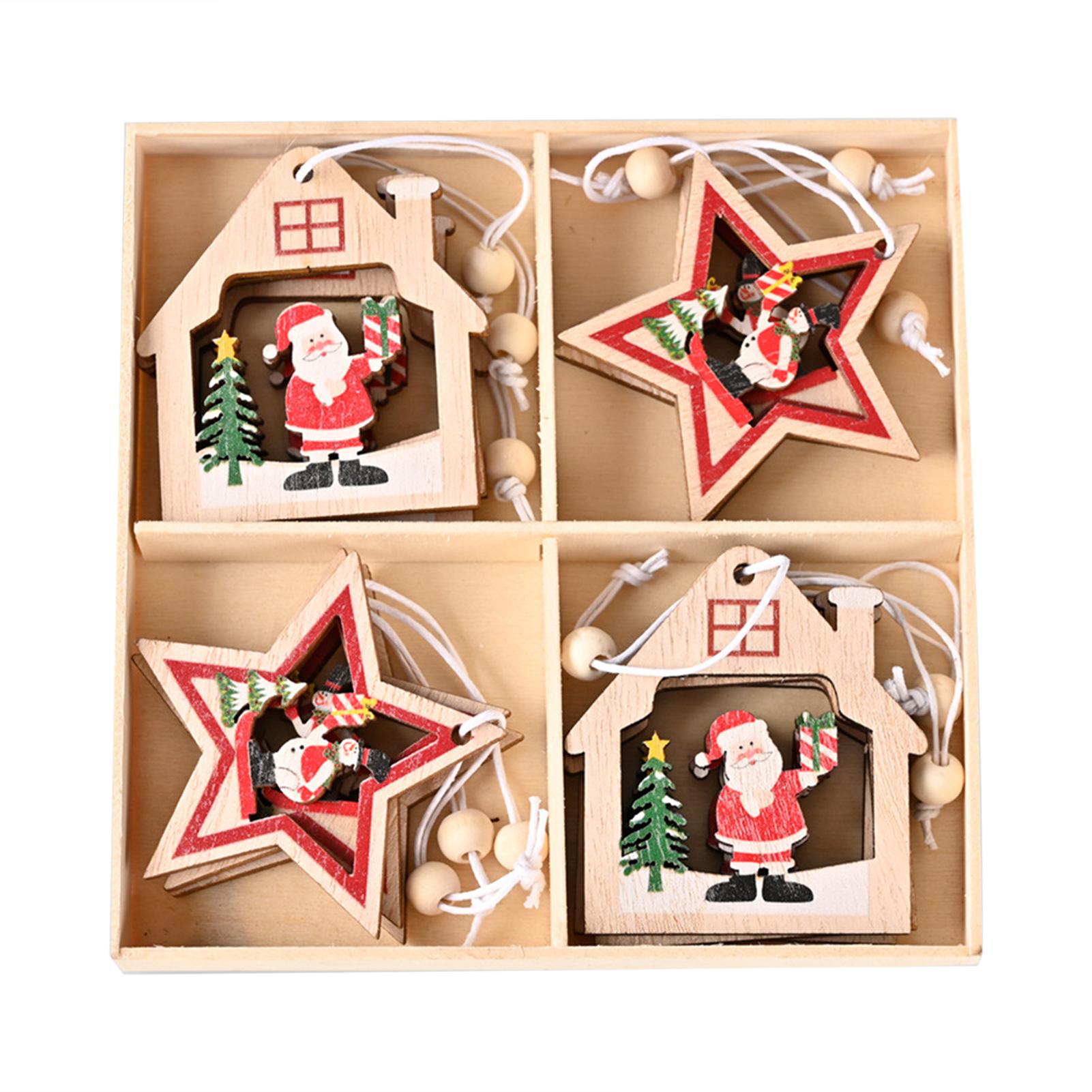 Bộ Trang Trí Nhà Cửa Dạng Móc Treo Chủ Đề Giáng Sinh Noel