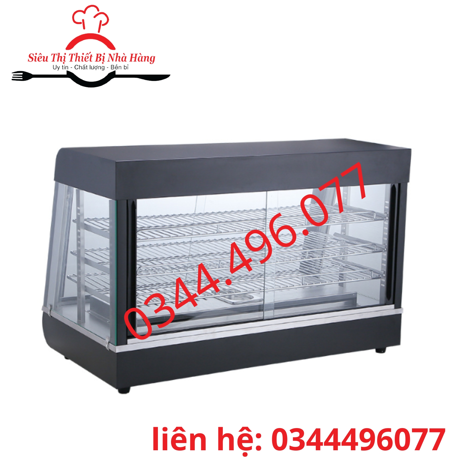 Tủ giữ nóng thực phẩm chiên rán kính vuông , tủ giữ nóng gà rán KFC- khoai tây chiên cao cấp .