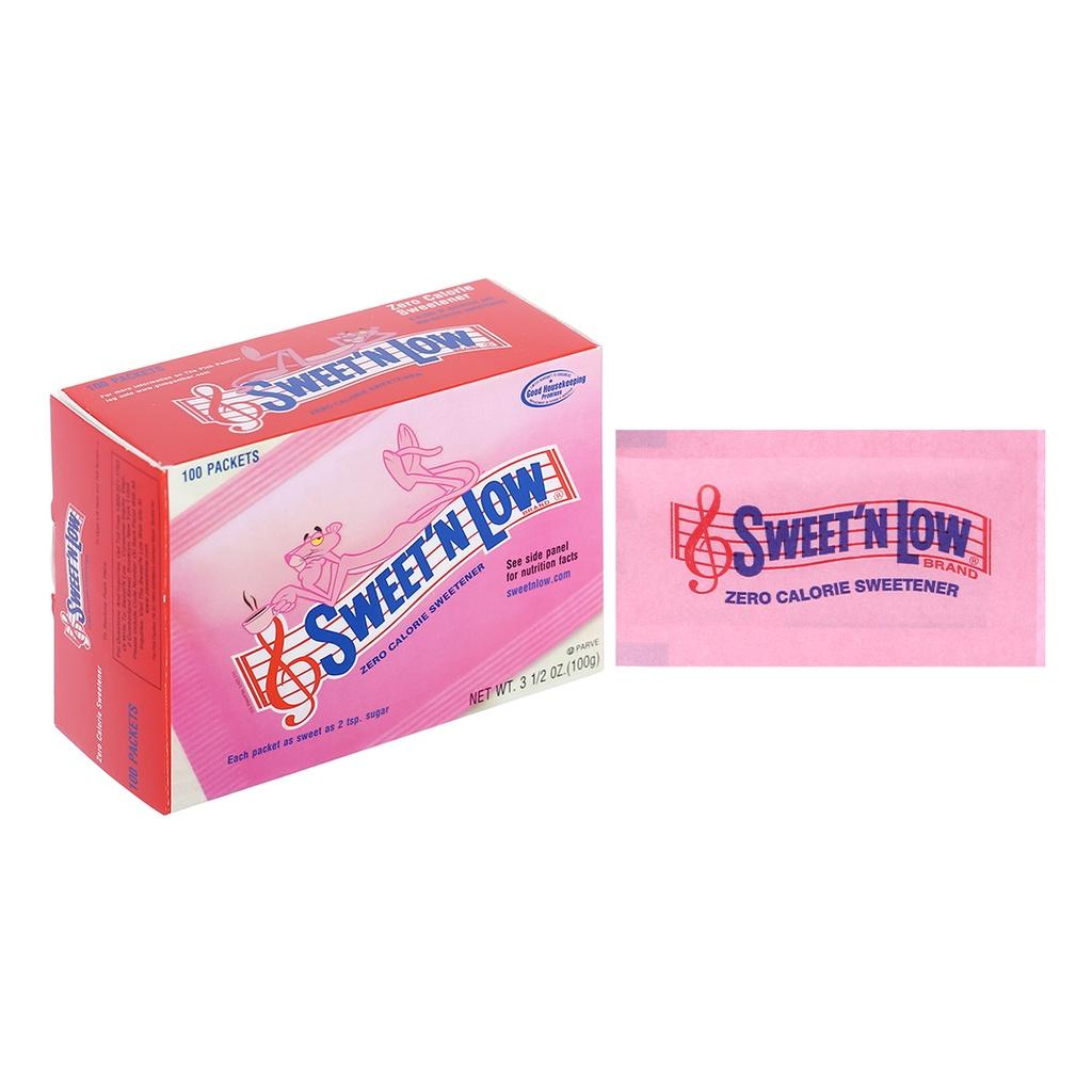 ĐƯỜNG ĂN KIÊNG SWEET' N LOW - HỘP 100 GÓI x 1G