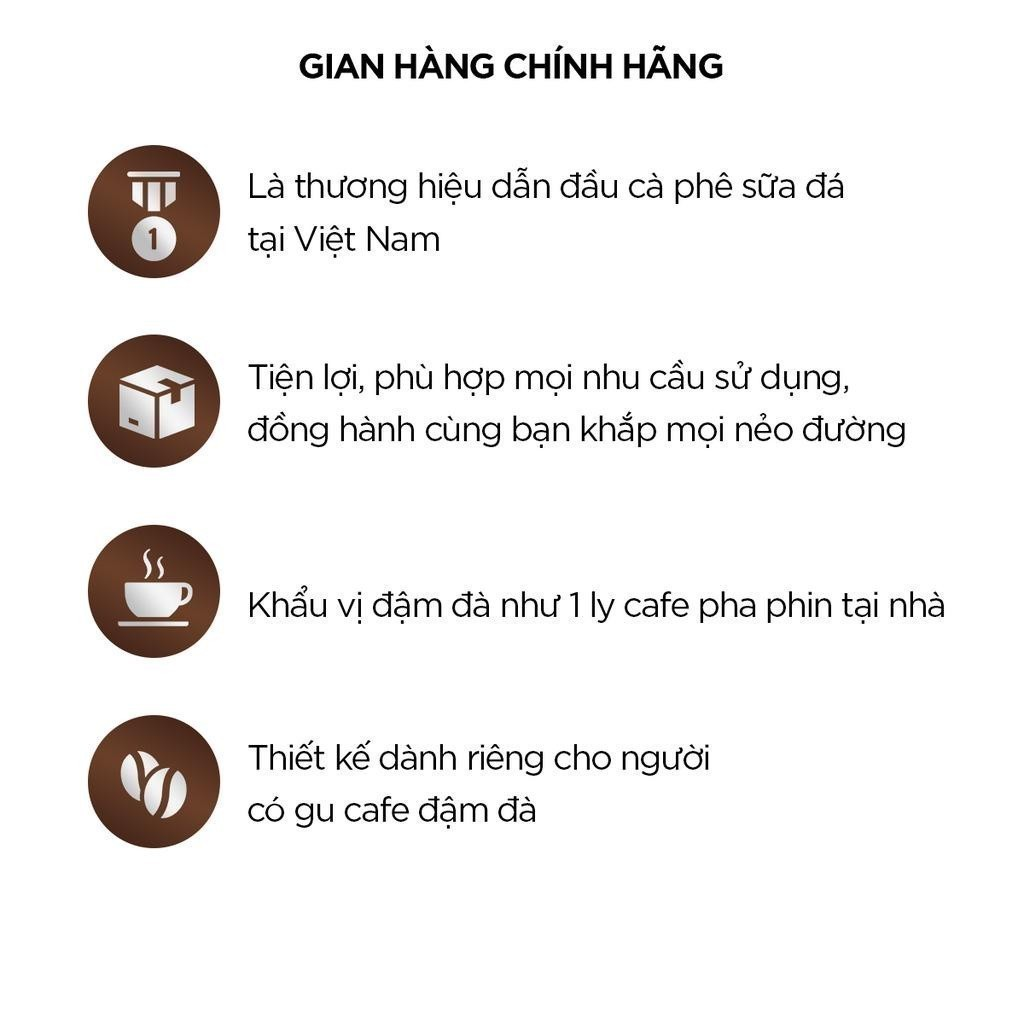Cà phê Phố Đen Đá - Maccoffee (hộp 10 gói x 16g)