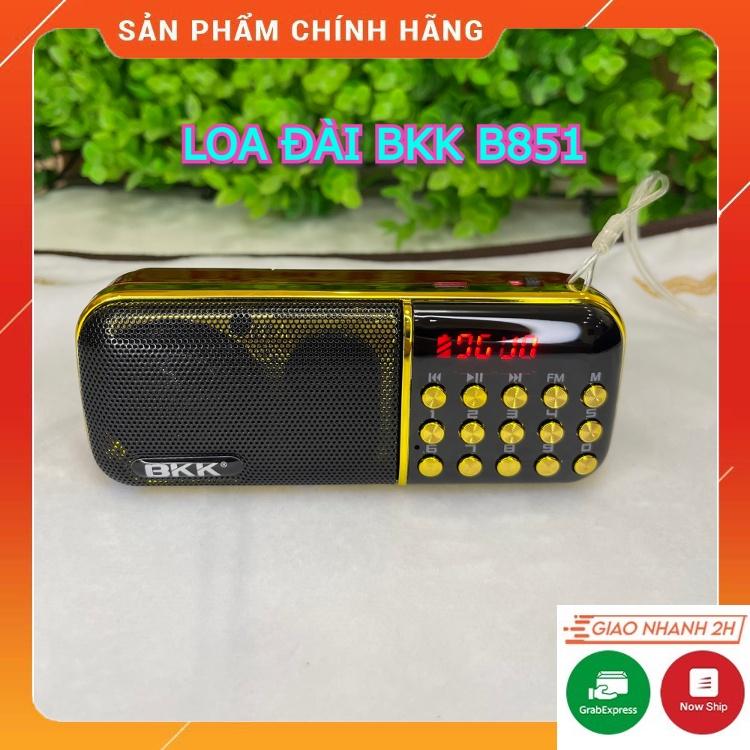 Loa Nghe Nhạc Đa Năng BKK B851 Hỗ Trợ Khe Cắm Thẻ Nhớ. Dung Lượng Pin Cực Khủng, Dễ Dàng Sử Dụng. Bảo Hành 12 Tháng