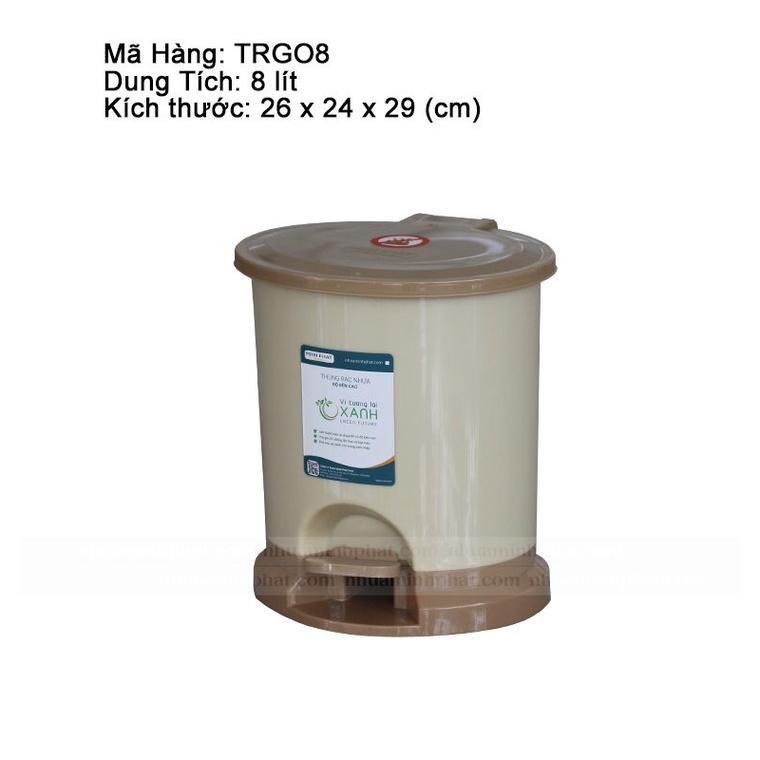 Thùng rác chân đạp Oval Nhí/ Nhỏ / Trung /Đại