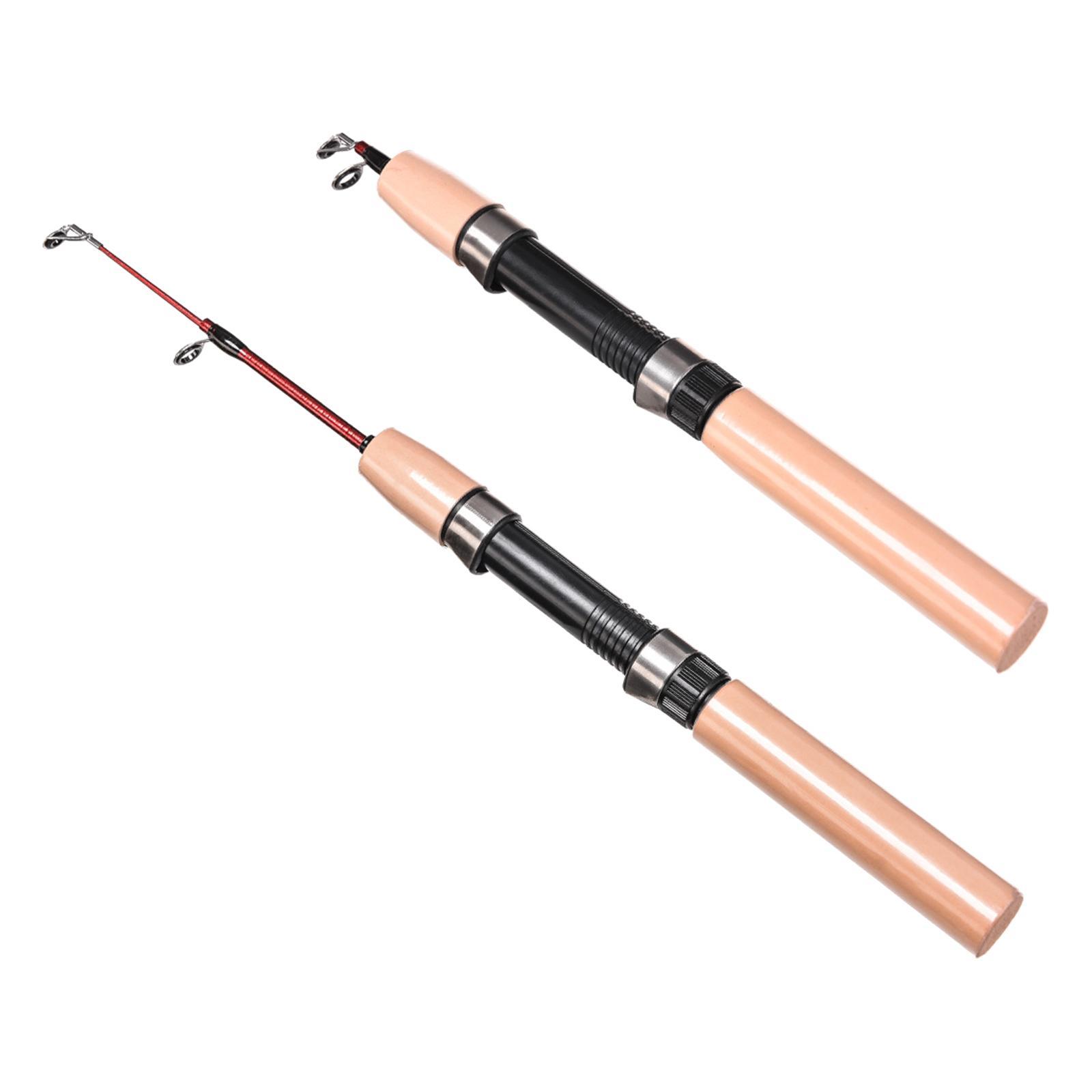 Telescopic Fishing Rod Mini Ultralight Ice Fishing Rod Pole Fishing Tackle Accessories