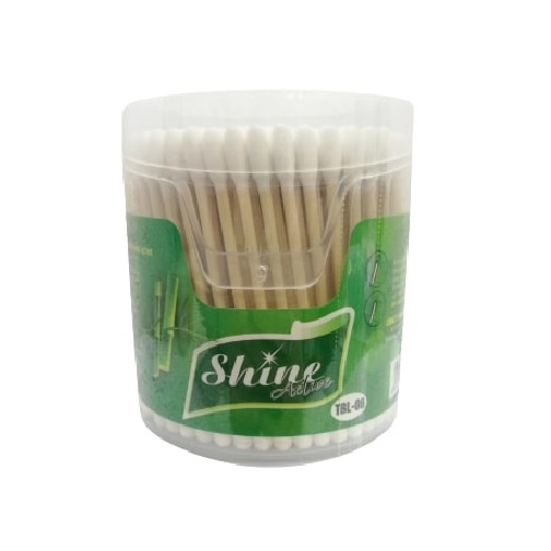 0132137 Tăm Bông Shine Active Thân Trúc TBL06 200c