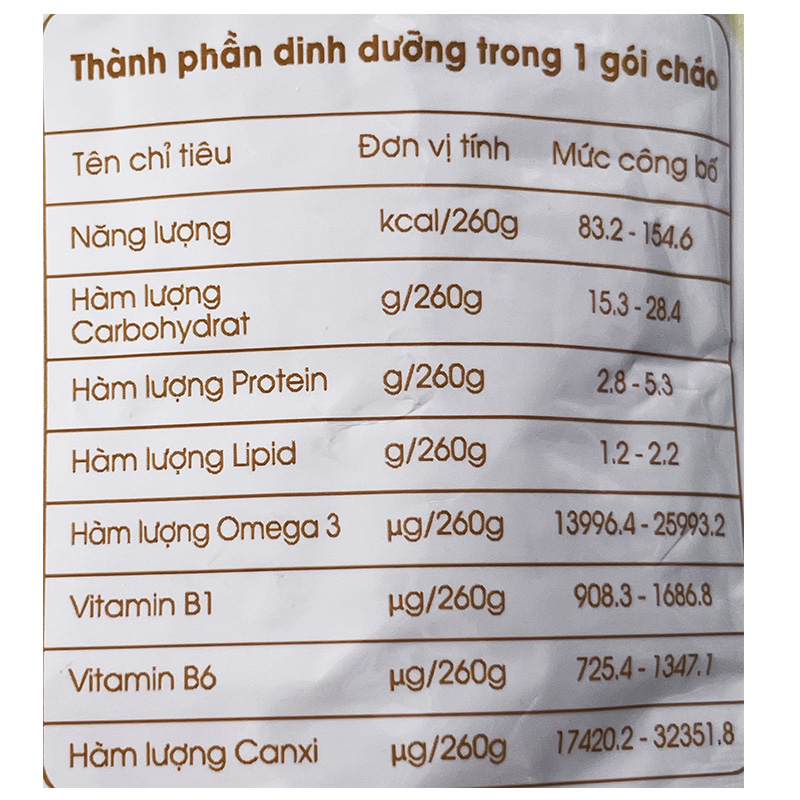 Cháo tươi bào ngư nấm bào ngư Cây Thị gói 260g