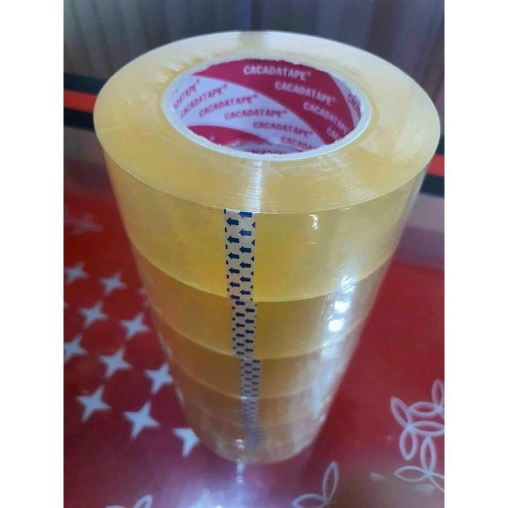 BĂNG KEO TRONG/ĐỤC 100 YARD 6 CUỘN - BK01
