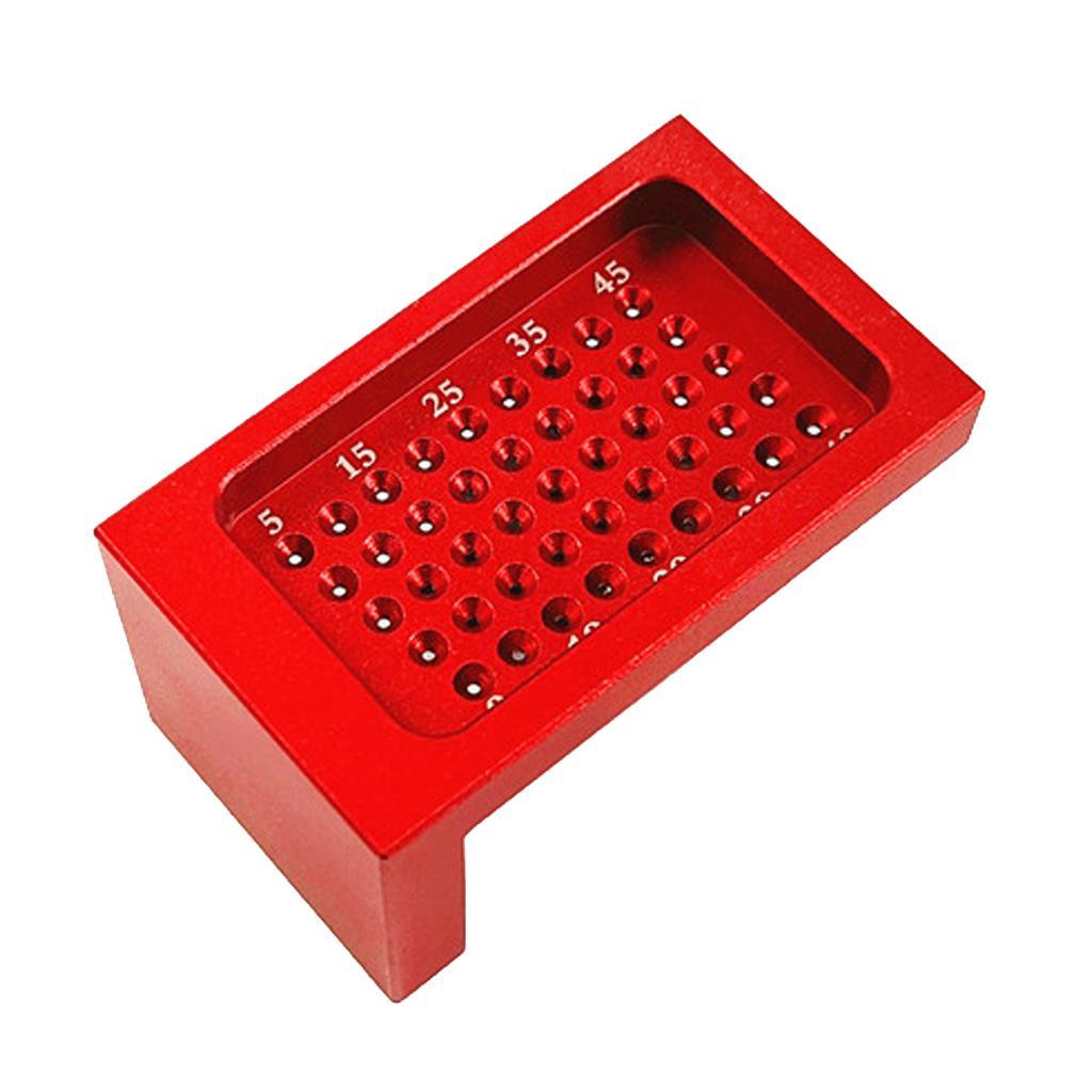 Durable Metal T-Shaped Cave Ruler Straight Guide Ruler Wood Marking Gauge