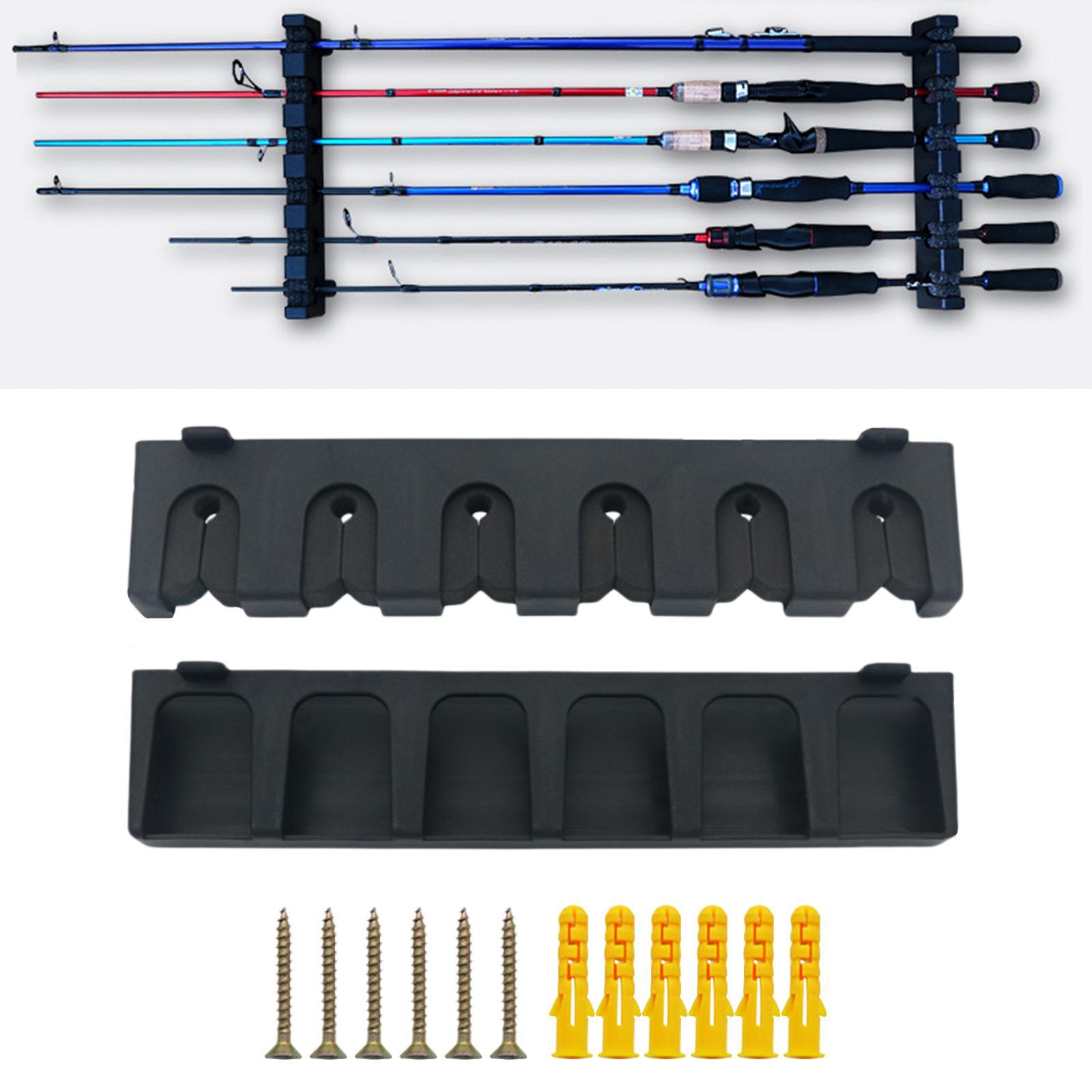Fishing Rod Holder – Wall Mounted Fishing Rod Rack, Fishing Rod Fishing Pole Holder