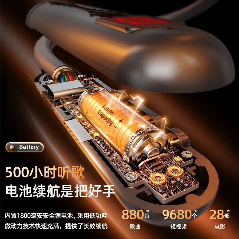 Đảm bảo chất lượng 500 giờ tuổi thọ pin dài tai nghe bluetooth không dây mới typec thẻ sạc cổ treo cổ loại vận chuyển