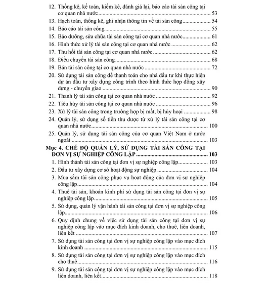 Sách Chỉ Dẫn Áp Dụng Luật Quản Lý, Sử Dụng Tài Sản Công sđ, bs 2024 – Chế Độ Quản Lý, Sử Dụng tài Sản Công - V2554T