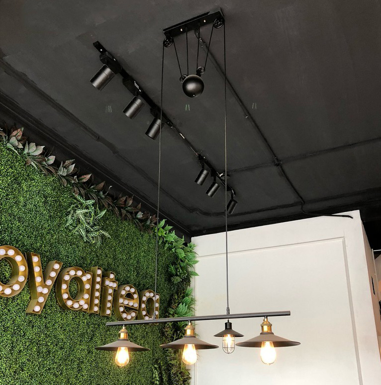Đèn Thả PIRES phong cách hiện đai, sang trọng trang trí nội thất cao cấp - Tặng kèm bóng led T64 [ ẢNH THẬT 100%].