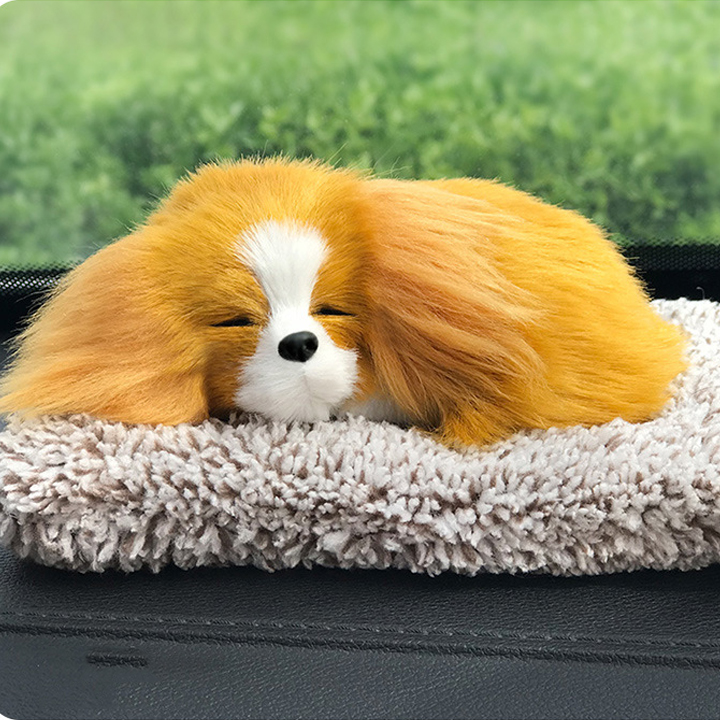 Chó bông than hoạt tính để taplo xe hơi