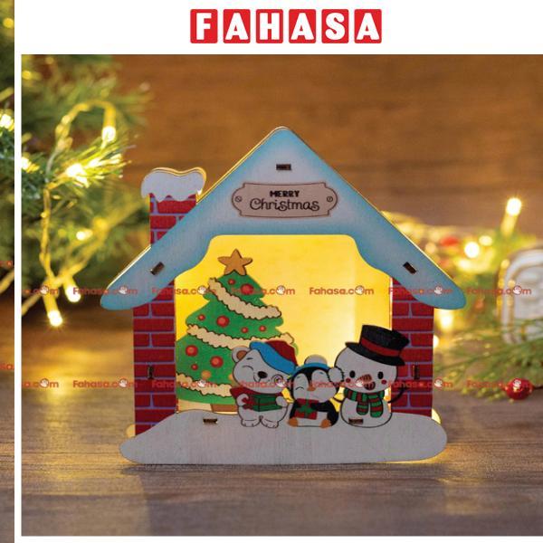 Đèn Gỗ Trang Trí Giáng Sinh - Bách Mộc - Nhà Gấu