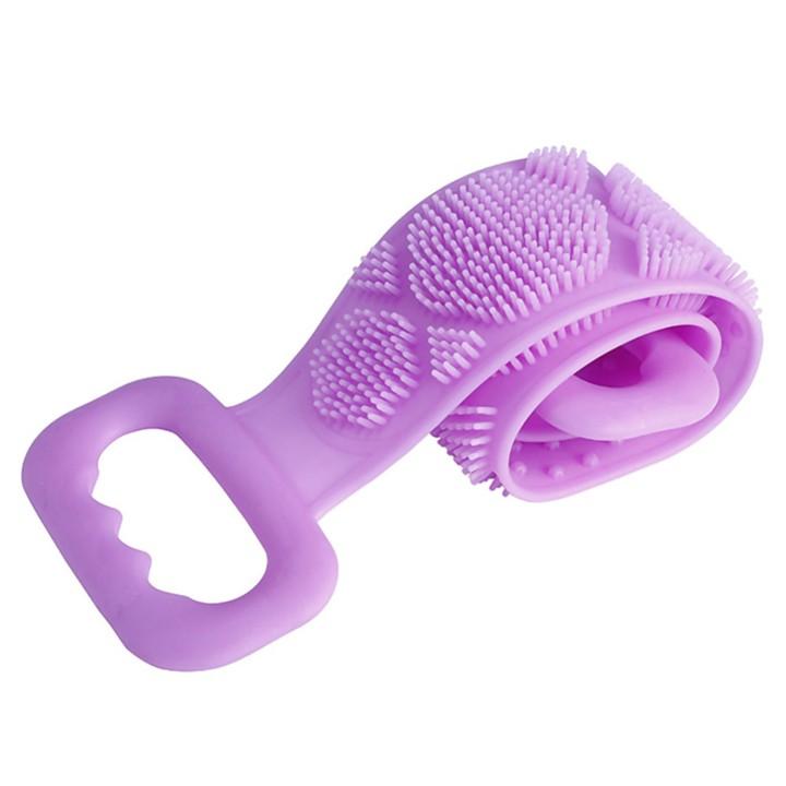 Dây chà lưng massage cơ thể khi tắm 2 mặt gai silicone