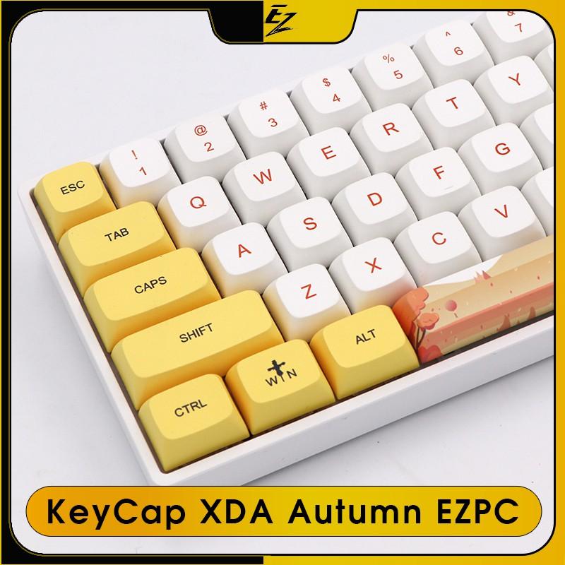 KeyCap PBT XDA AUTUMN EZPC 129 Phím Cho Bàn Phím Cơ