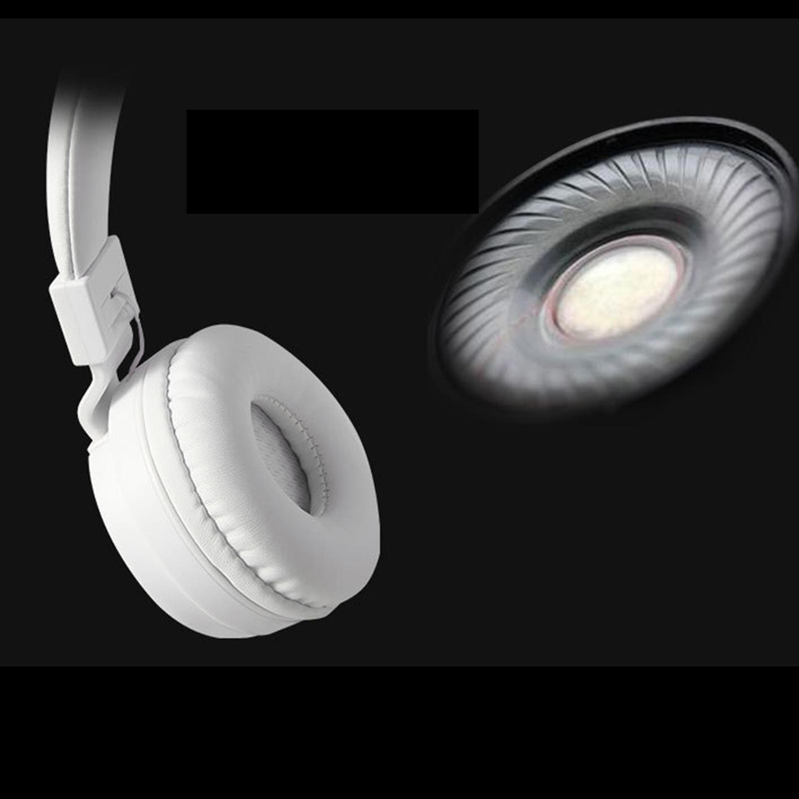 Over-Ear Headphone 3.5mm Foldable for Recording Cellphone Office Comfortable