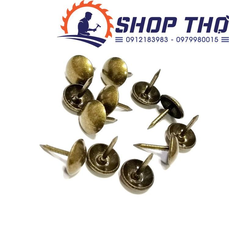 Đinh mũ màu đồng giả cổ đường kính từ 25-47mm