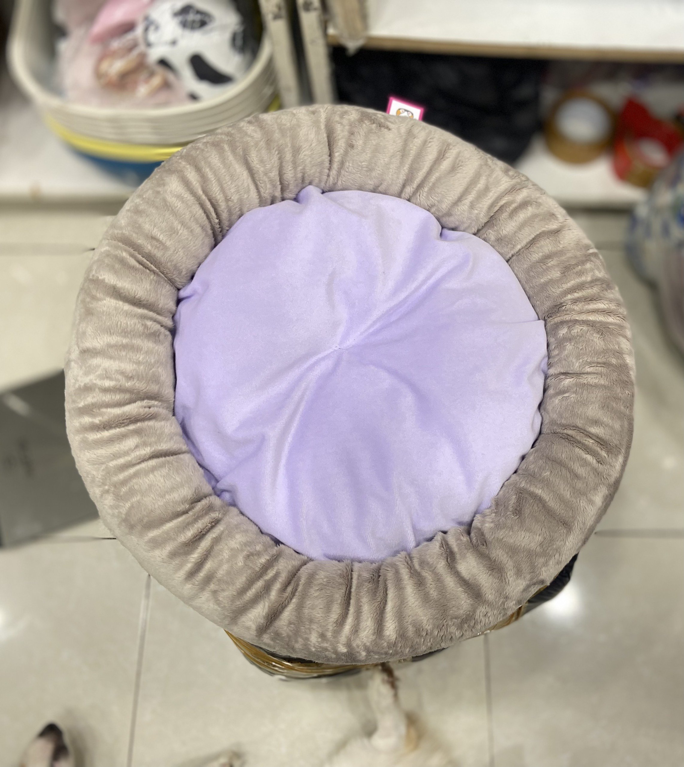 NỆM TRÒN 55CM - Nệm tròn cho chó mèo