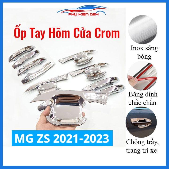 Hình ảnh Ốp tay hõm MG ZS 2021-2022-2023 mạ Crom chống trầy trang trí xe