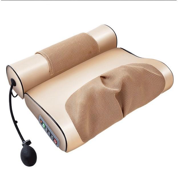 Gối massage Hồng ngoại kép đốt nóng kết hợp thảo dược