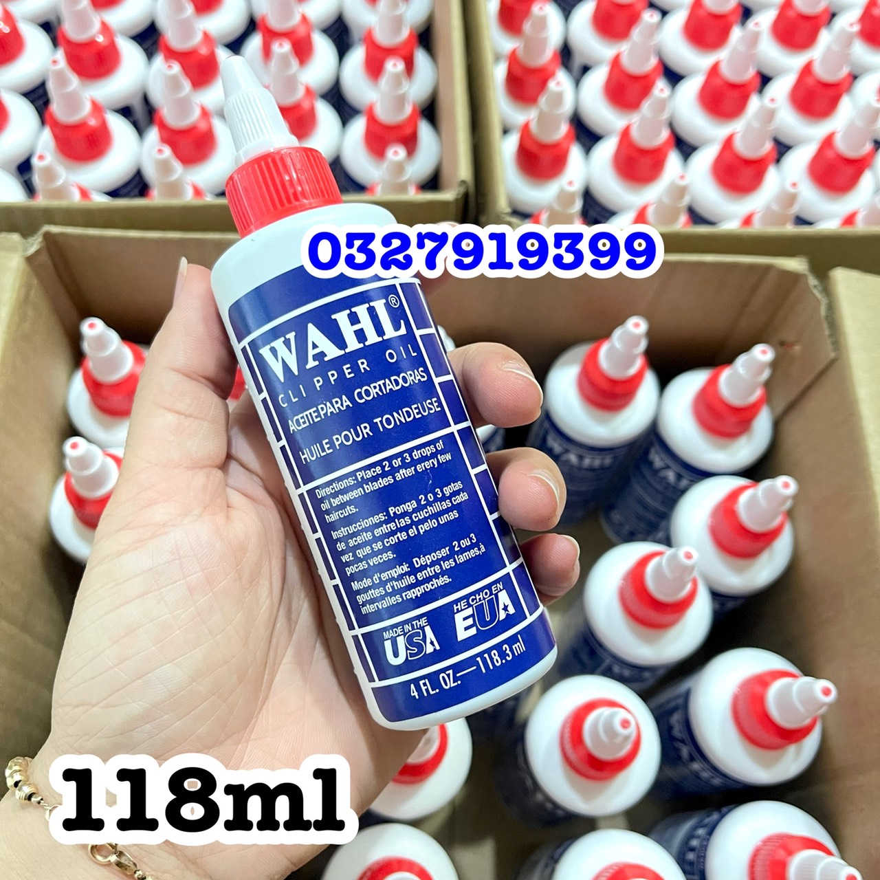 Dầu tra tông đơ WAHL 118 ml