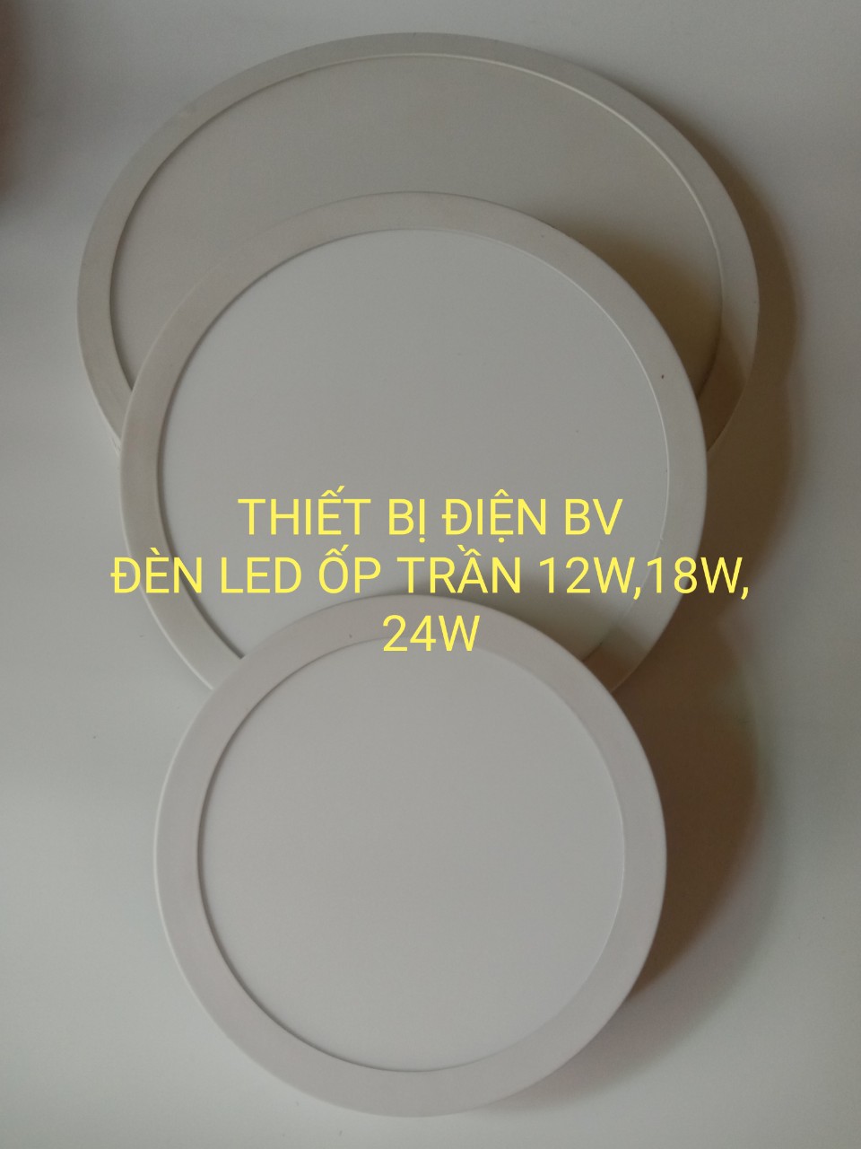 Đèn led ốp trần nổi 24w tròn vuông
