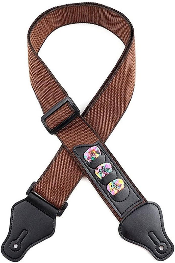 Dây đeo đàn guitar cotton có thể điều chỉnh Đàn guitar điện Acoustic Electric
