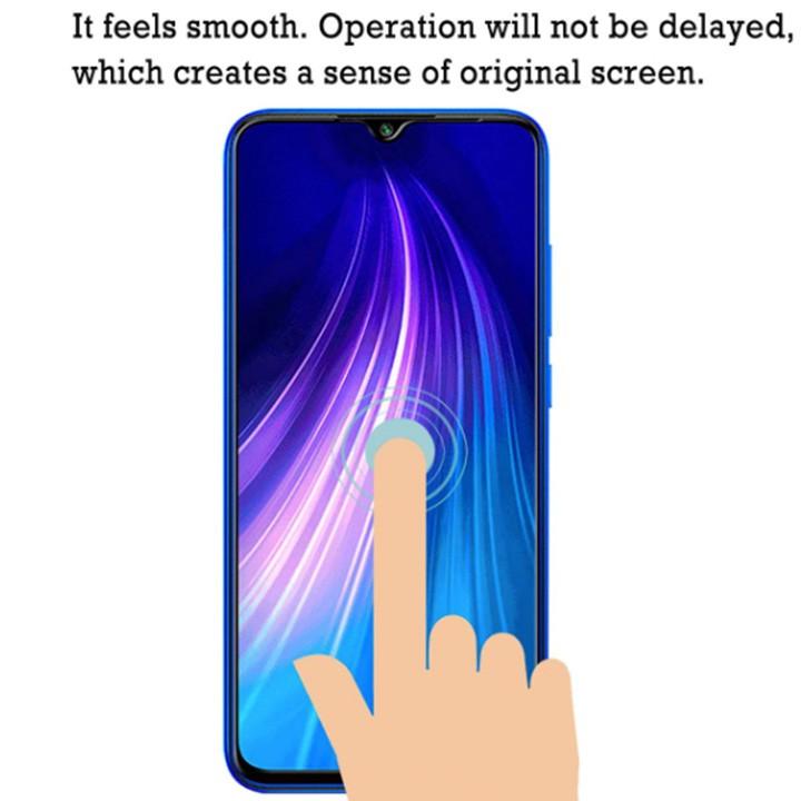 Miếng dán cường lực FULL màn hình dành cho Xiaomi Redmi Note 8 Pro màu đen