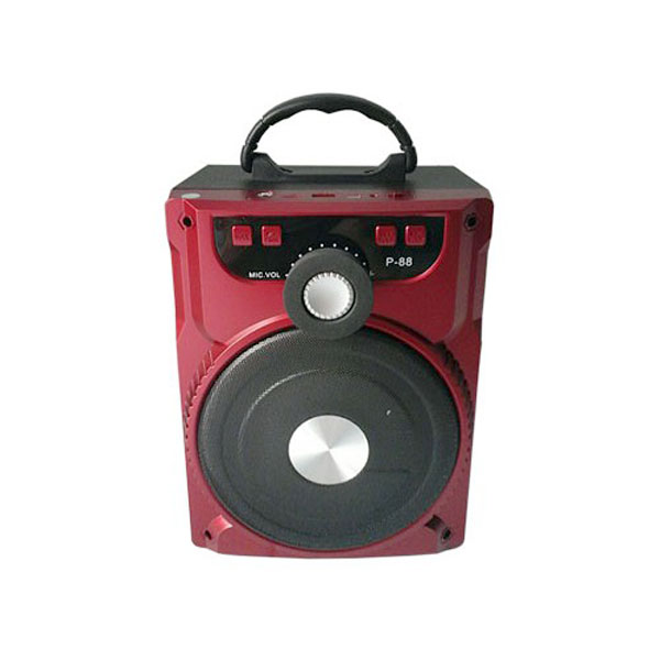 Loa bluetooth Karaoke Ruizu P88 hỗ trợ thẻ nhớ/USB/AUX/FM/jack 6.5mm - Tặng kèm micro karaoke (nhiều màu) Hàng Chính Hãng