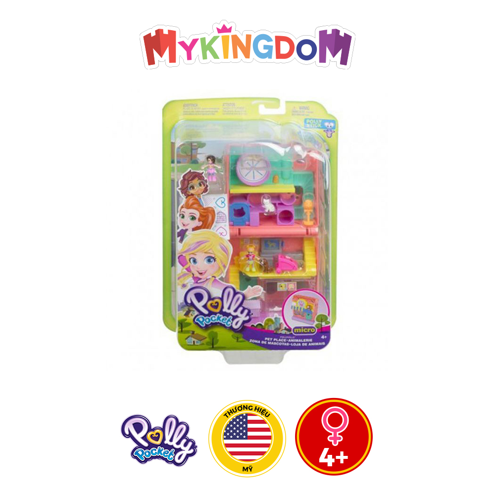 Đồ Chơi POLLY POCKET Cửa Hàng Thú Cưng Vui Nhộn GKL55/GGC29