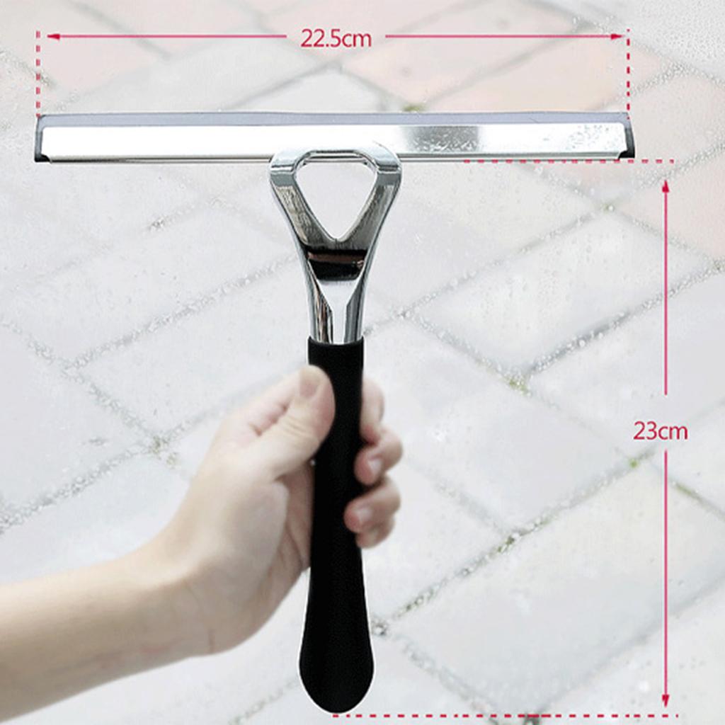 Silicone Metal Car Glass Shower Door Window Mirror Wiper Cleaning Squeegee