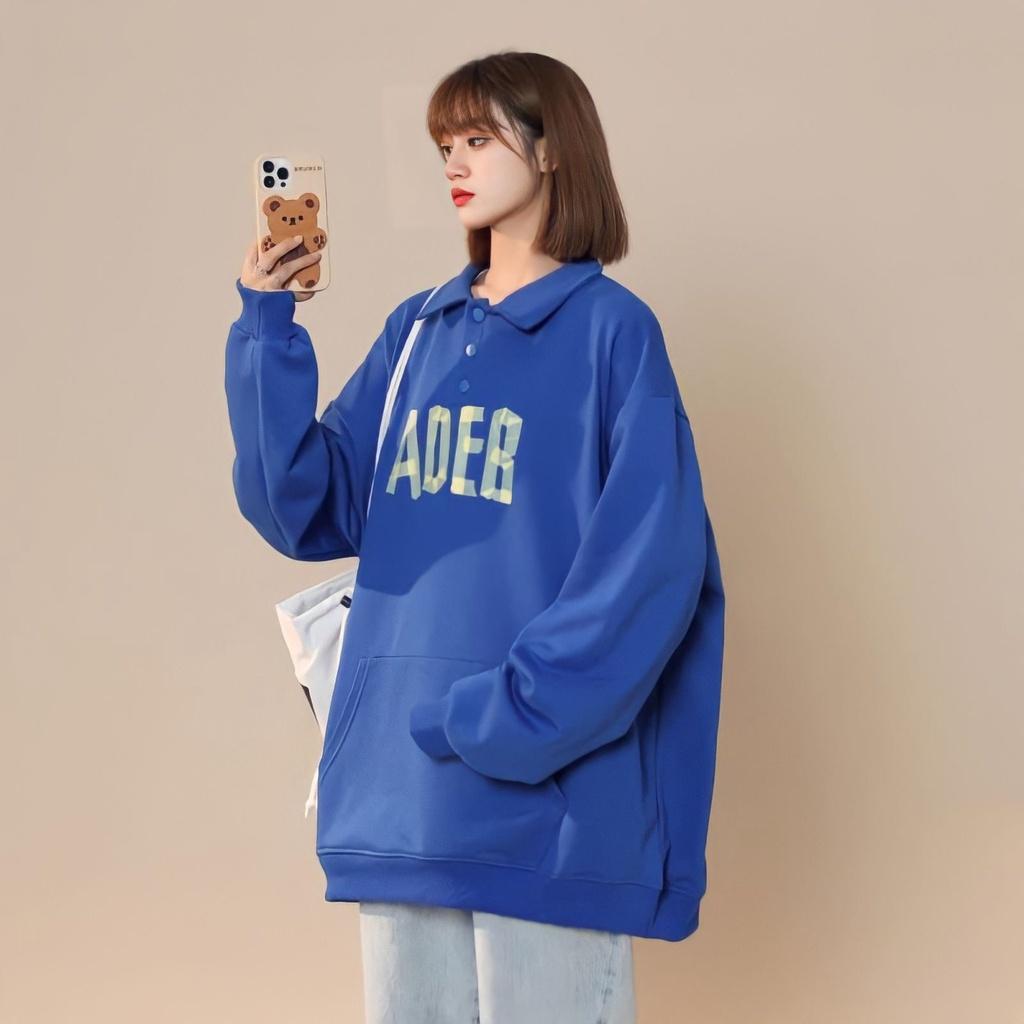Áo Sweater Nỉ Nam Nữ Unisex In Chữ ADEB