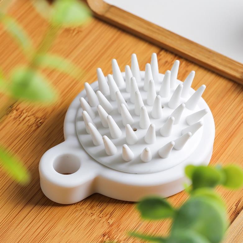 Lược Silicon Gội Đầu Chải Tóc Nhật Bản/ Bàn Chải Gội Massage Da Đầu - Giảm Rụng Tóc - Kích Thích Mọc Tóc (Có Hộp)