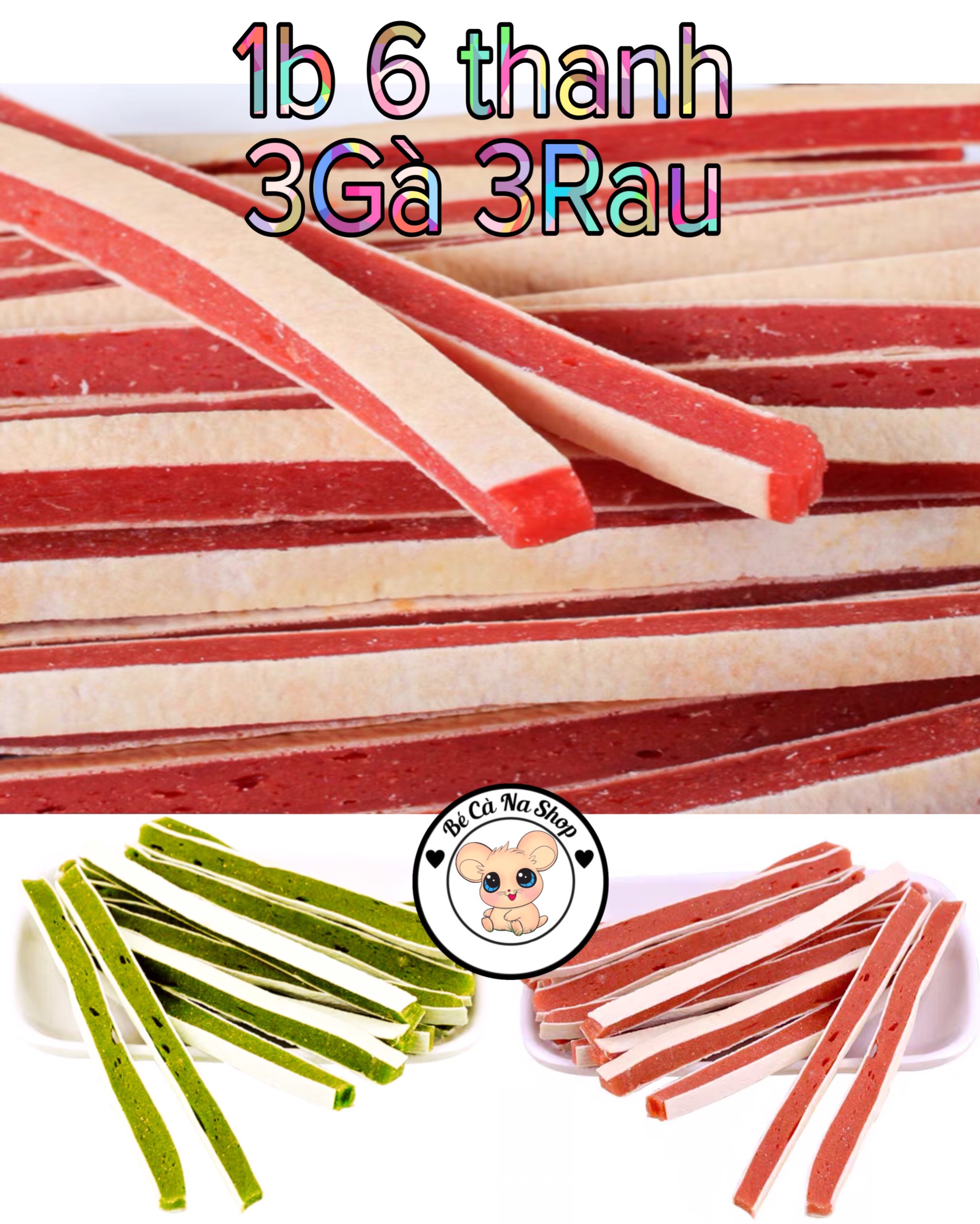 Sandwich dài cho hamster , vị gà và rau xanh mix