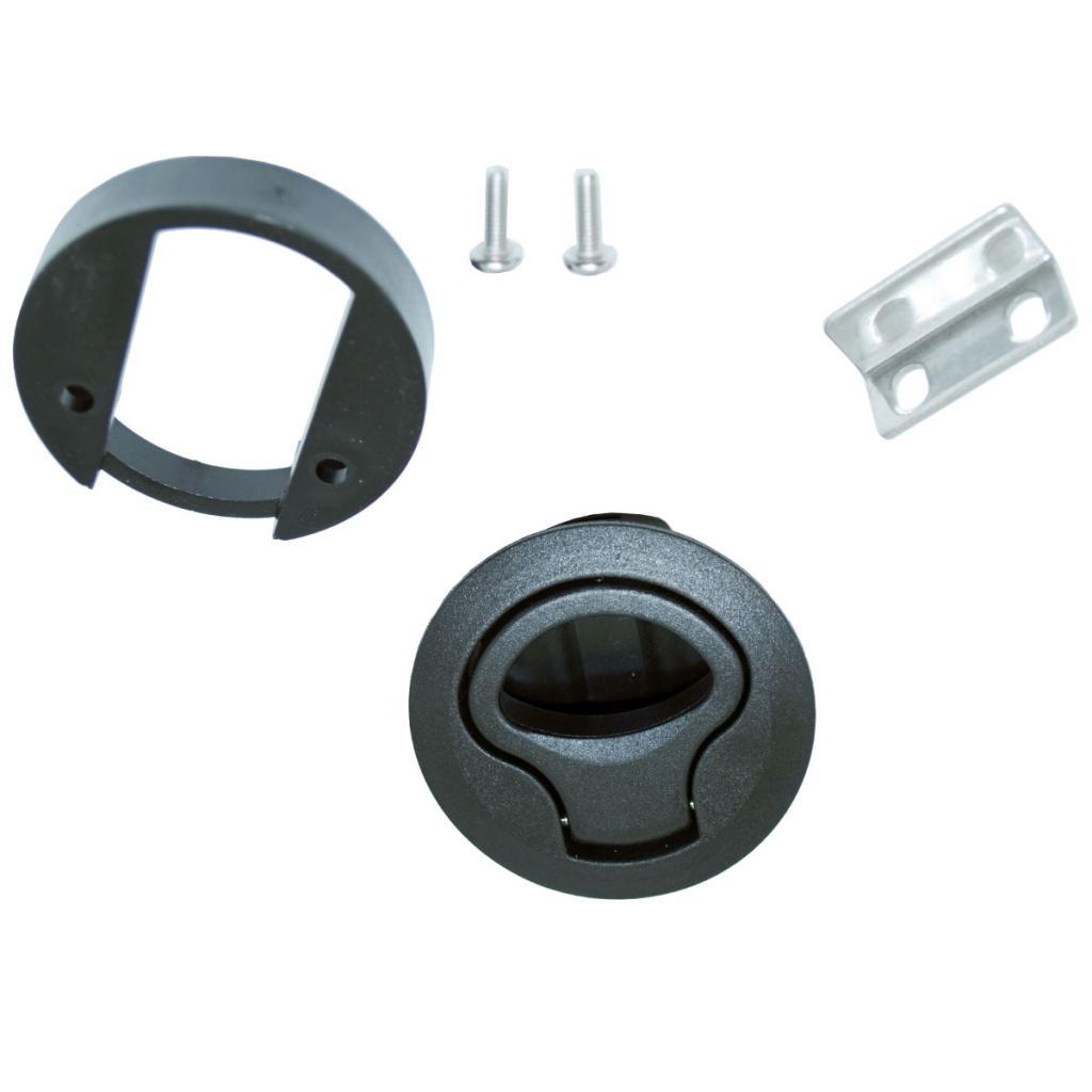 6Pcs Nylon 2'' Flush Hinge Pull Locker Hatch Latch Marine Boat Lift Handle