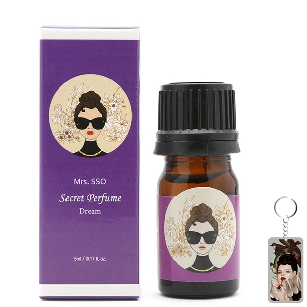 Nước hoa vùng kín Mrs.sso Secrect Perfume cao cấp Hàn Quốc (Mùi Dream) 5ml tăng kèm móc khóa