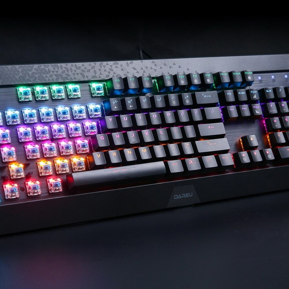 Bàn Phím Cơ Gaming Dareu EK169 Led RGB - Hàng Chính Hãng