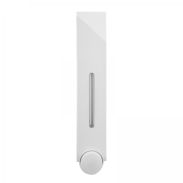 2X Wall Mounted Soap Dispenser Shower Lotion Shampoo Gel Bottle Single White