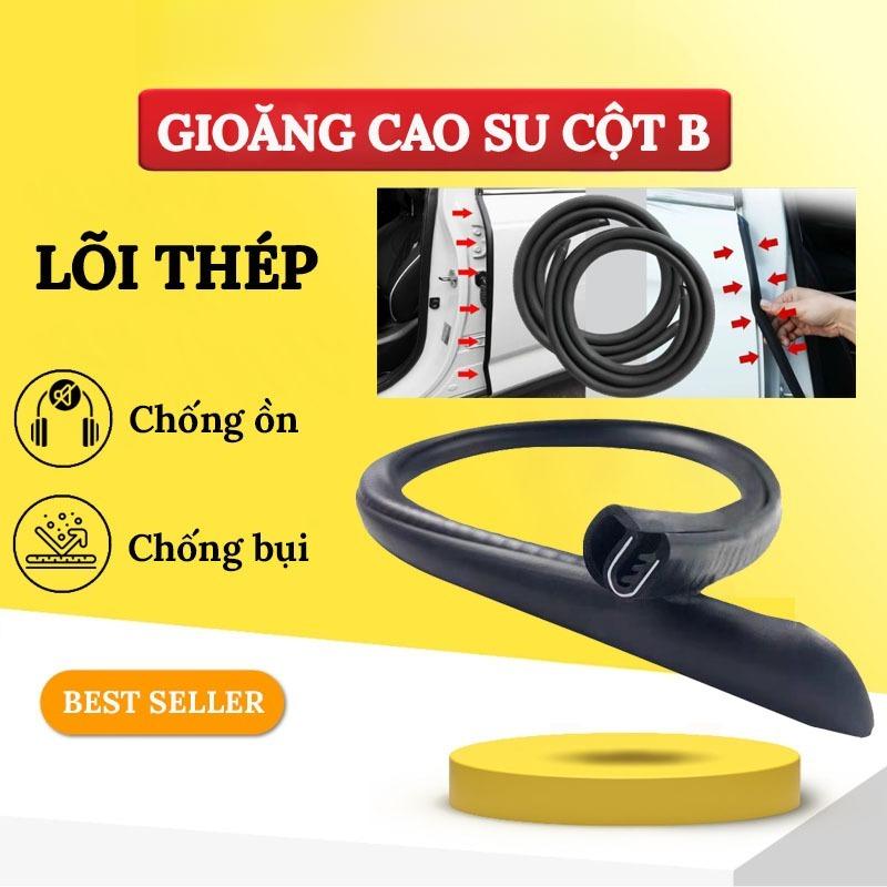 Bộ 2 Sợi Gioăng Cột B Lõi Thép Nẹp Mép Cửa Ô Tô – Tăng Độ Kín Chống Ồn, Chống Rung Lắc, Chống Va Đập Cửa Hiệu Quả